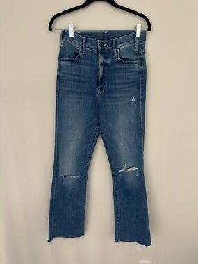 Mother Denim The Hustler Ankle Fray Size 28 Can’t Stop Staring Style 1117-104